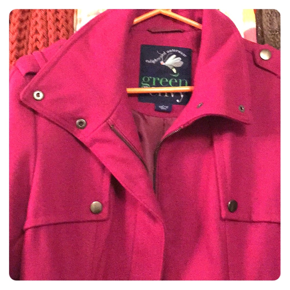 Organic wool coat